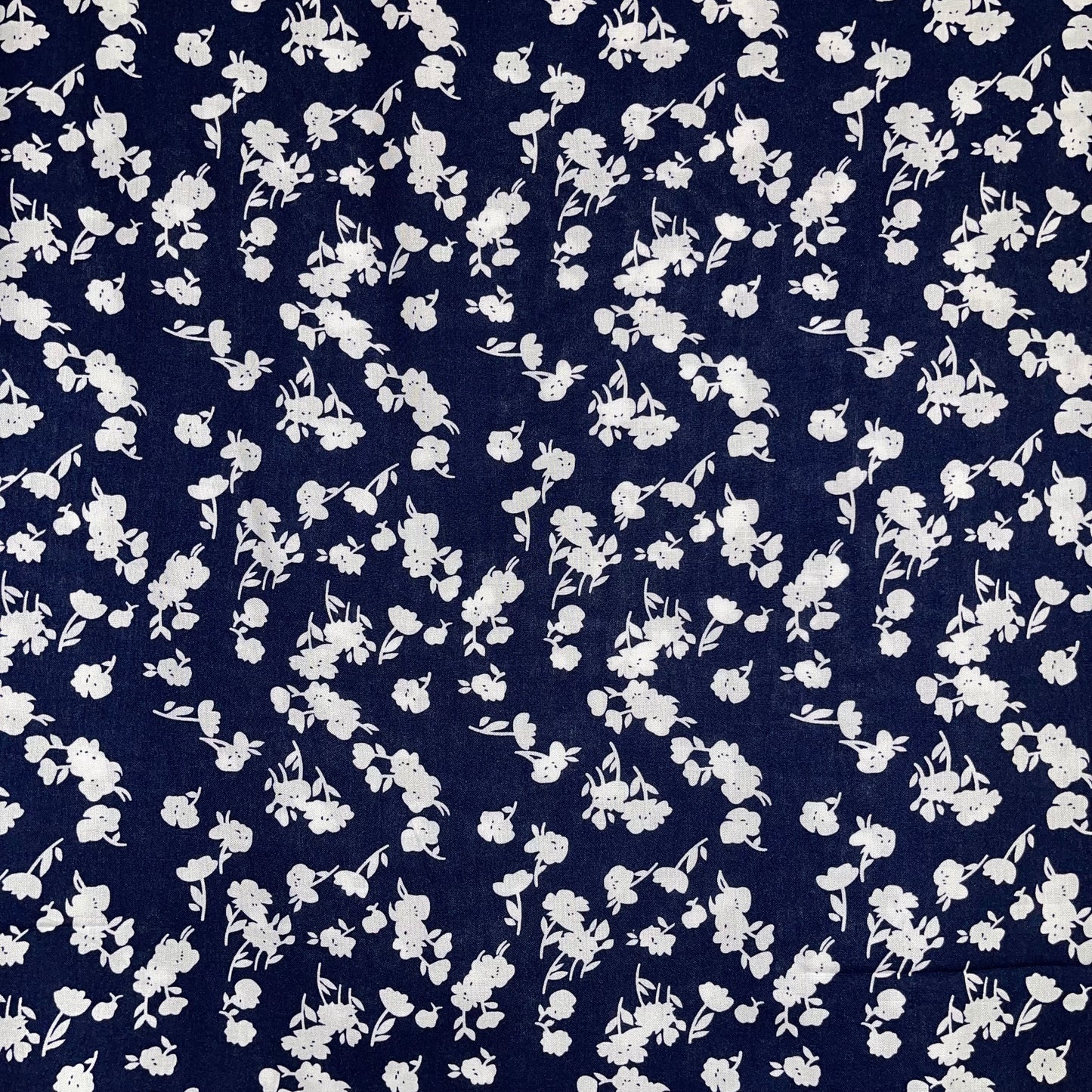 Mlehfa imprimé fleurie bleu marine